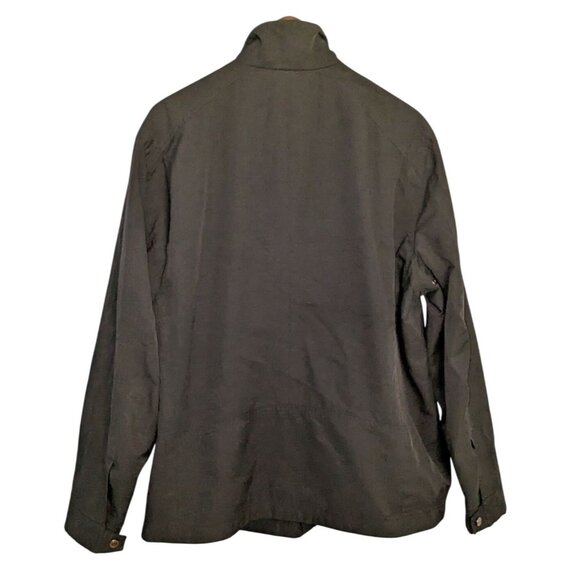 Marc New York Andrew Marc Mens XL Utility Jacket Black Button Pockets Adjustable - Picture 2 of 15